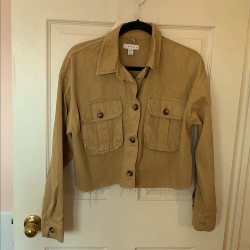 TOPSHOP Cropped Jacket - Picture 1 of 9